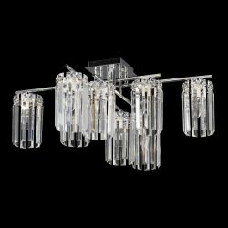 Citilux AXIS CL313281 Люстра хрустальная потолочная Хром