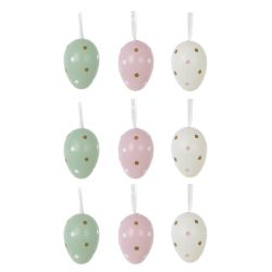 GAEM Набор из 12-ти изделий декоративных подвесных "Яйцо" (4*6), L4,5 W4,5 H6,5 см