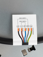 Электрическая варочная панель GK-CF606010E, черный, 4 конфорки, 6000Вт, 220-240В (MACBI)