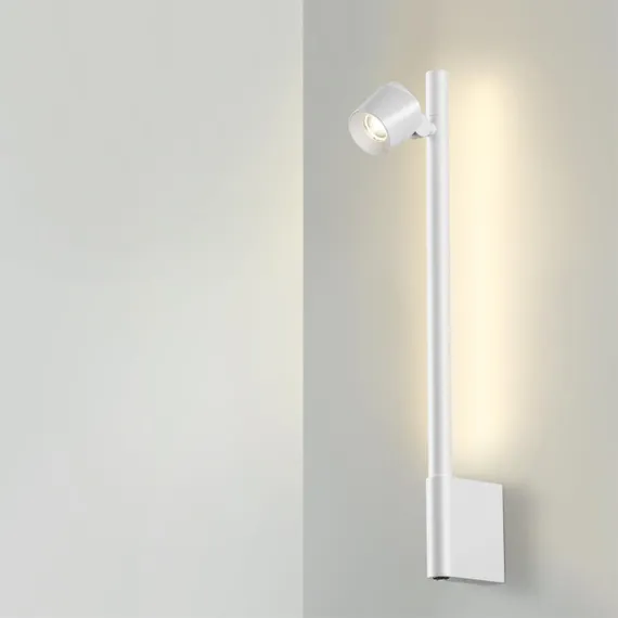 359312 OVER NT24 354 белый Светильник настенный диммируемый (выключатель) IP20 LED 7W+7W 4000K 220-240V FERMO