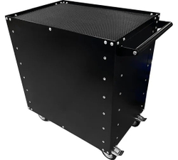 Инструментальная тележка GWT-G6, 6 ящиков, колеса с тормозом, серая, Great Wolf