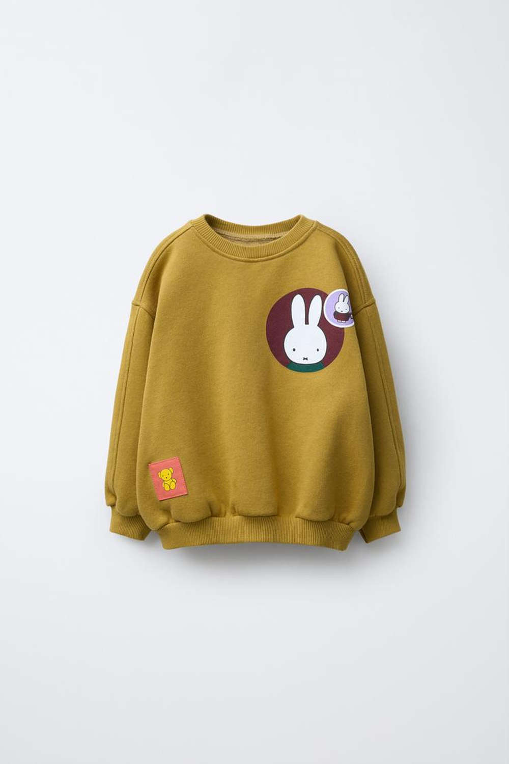 ZARA ТОЛСТОВКА С ПРИНТОМ MIFFY™ MERCIS BV ©, ОЛИВКОВЫЙ