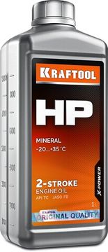 KRAFTOOL HP, 1 л, минеральное масло для 2-тактных двигателей (41502-1)
