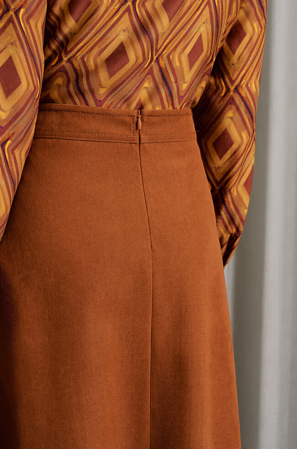 4814 Юбка женская (карамельный)