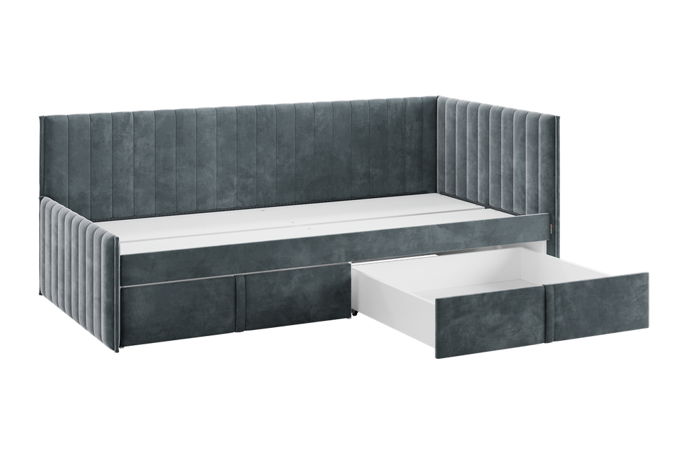 Кровать тахта с ящиком Твикс 900*2000 (велюр) МФ Мебельсон, г. Ижевск