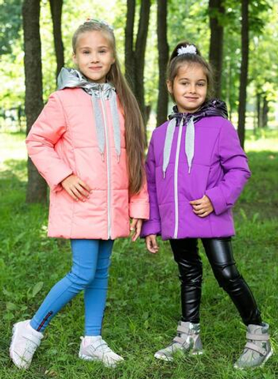Куртка д/дев "Сабина" р.116 фиол (Аврора (г.Тула) 780-Д