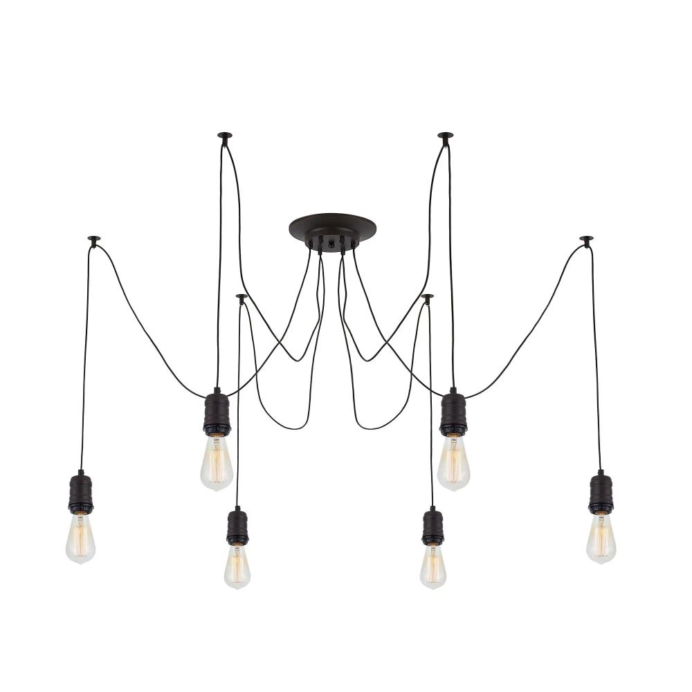 Citilux Эдисон CL451062 Люстра паук Венге