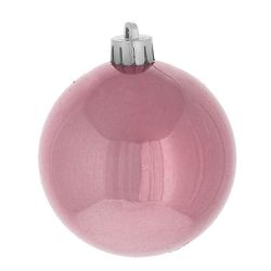 GAEM Набор из 2шт, Украшение новогоднее Шар "Розовое настроение", D10 см, L10 W10 H20 см
