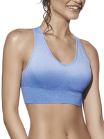 Спортивный бюстгальтер-топ Diana без застежки (Размер: XL) (Цвет: синий)