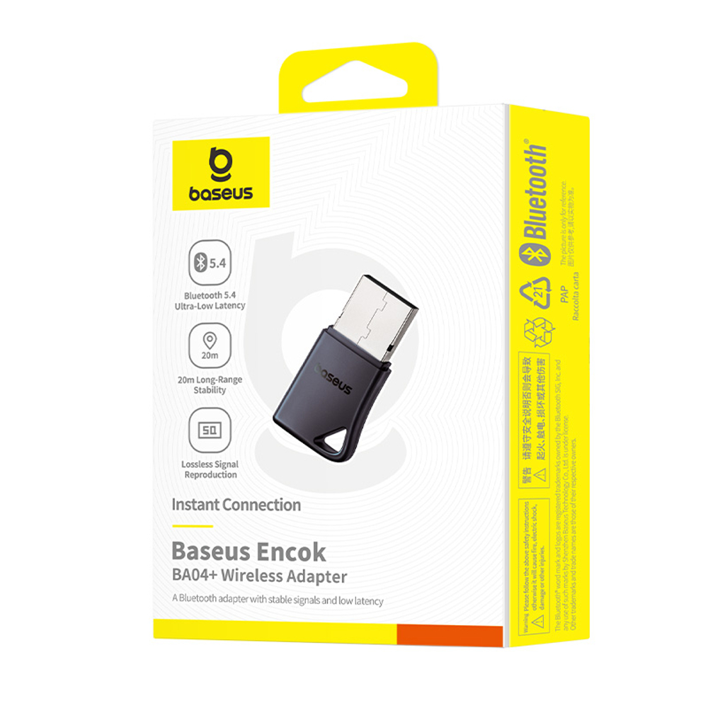 Bluetooth-адаптер Baseus BA04+ Wireless