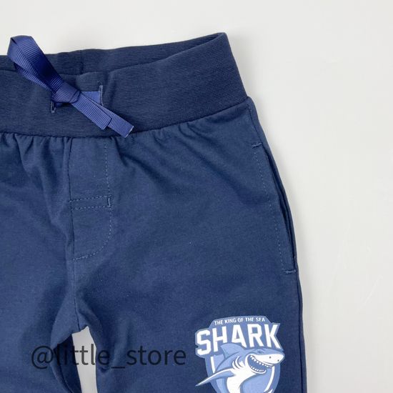 Брюки хлопковые "Акулы" индиго
