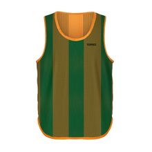 Манишка детская TORRES двухсторонняя, TR11949O/G, р.Jr, тренировочная, полиэстер, оранж-зелен