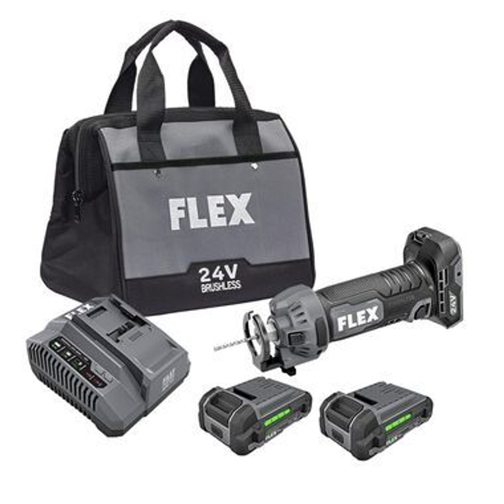 FLEX 24V Drywall Cut Out Tool Brushless Kit