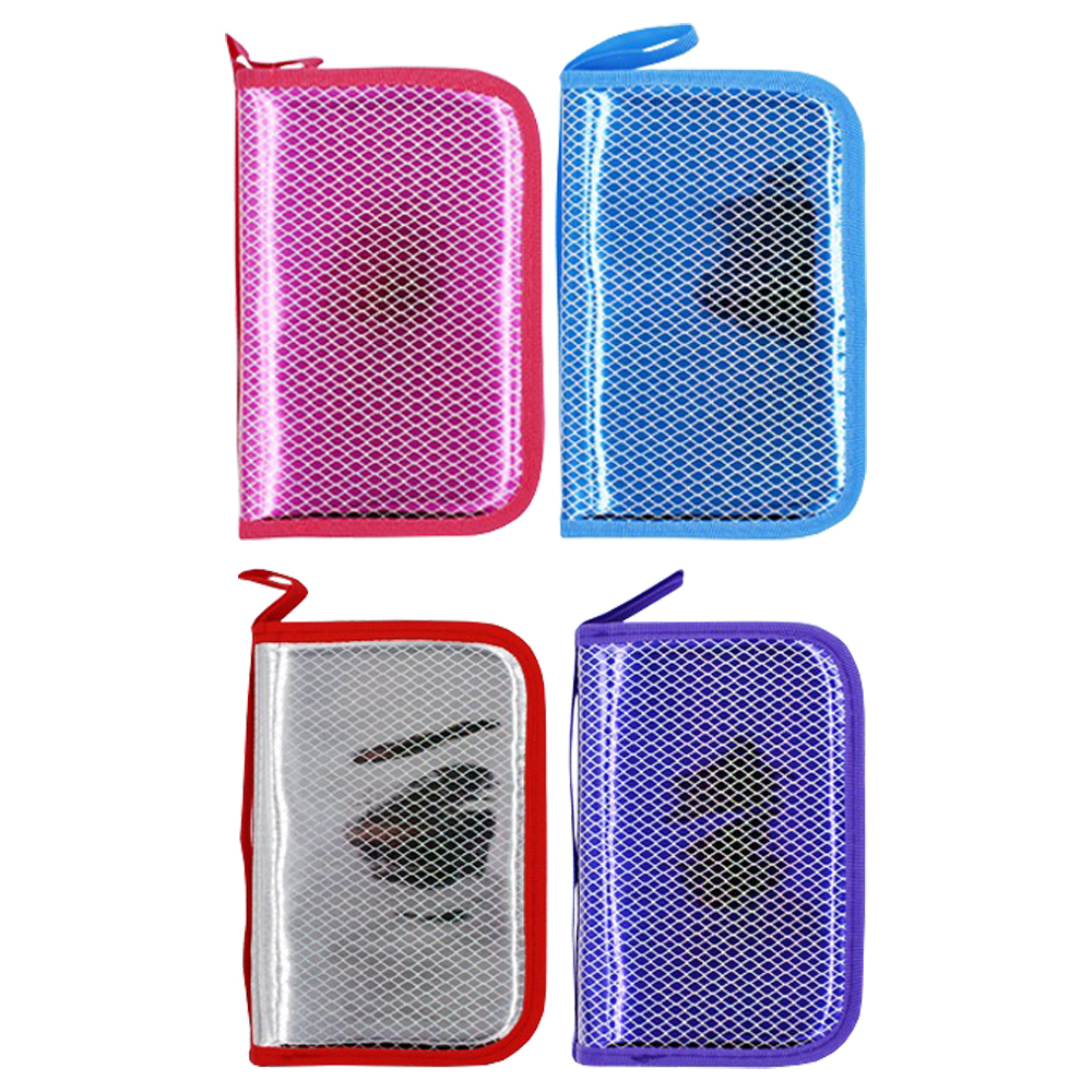 Пенал-косметичка Basir без наполнения, 19,5*12 см, серия "Ромбики", двухсекционный