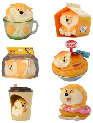 Рандомная фигурка Animal Planet Shiba Inu Gotch Delicious Dog