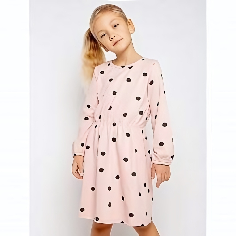 Платье футер 3х нитка петля 1420300102 р.122-128 (Юлла)