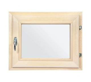 Окно 0,6х0,4 (в) м однокамерный стеклопакет 1-секционное с открывающейся створкой