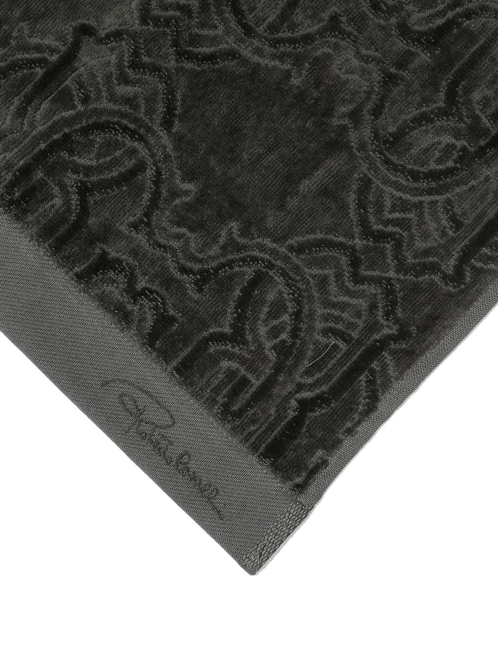 Набор полотенец 2 шт Roberto Cavalli Logo темно-серый