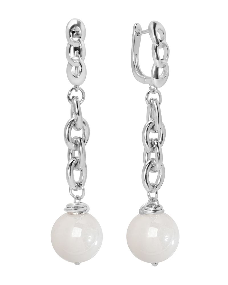 20165460 Серьги Роман с камнем