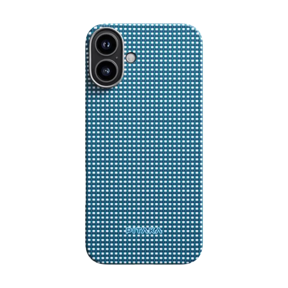 Чехол Pitaka Ultra-Slim Case для iPhone 16, Ocean Blue (KI1601OCE)