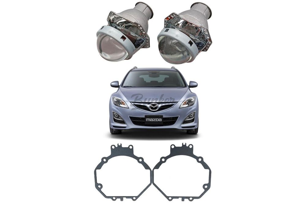 Готовый комплект для замены штатных линз Mazda 6 GH рестайлинг 2009-2013
