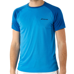 Мужское теннисное поло Babolat Play Crew Neck T-Shirt Men - Blue