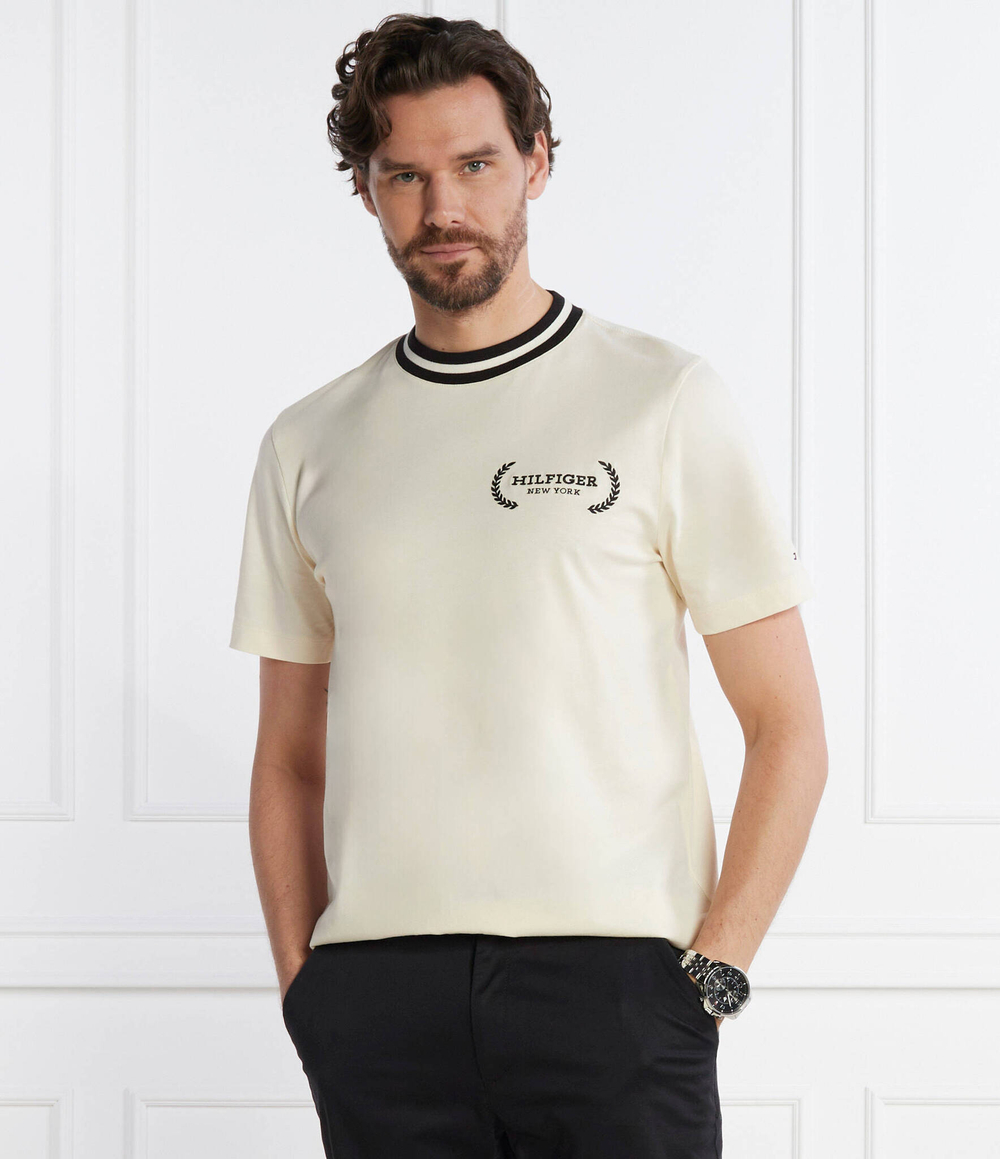 Футболка Tommy Hilfiger - кремовый (MW0MW33681)