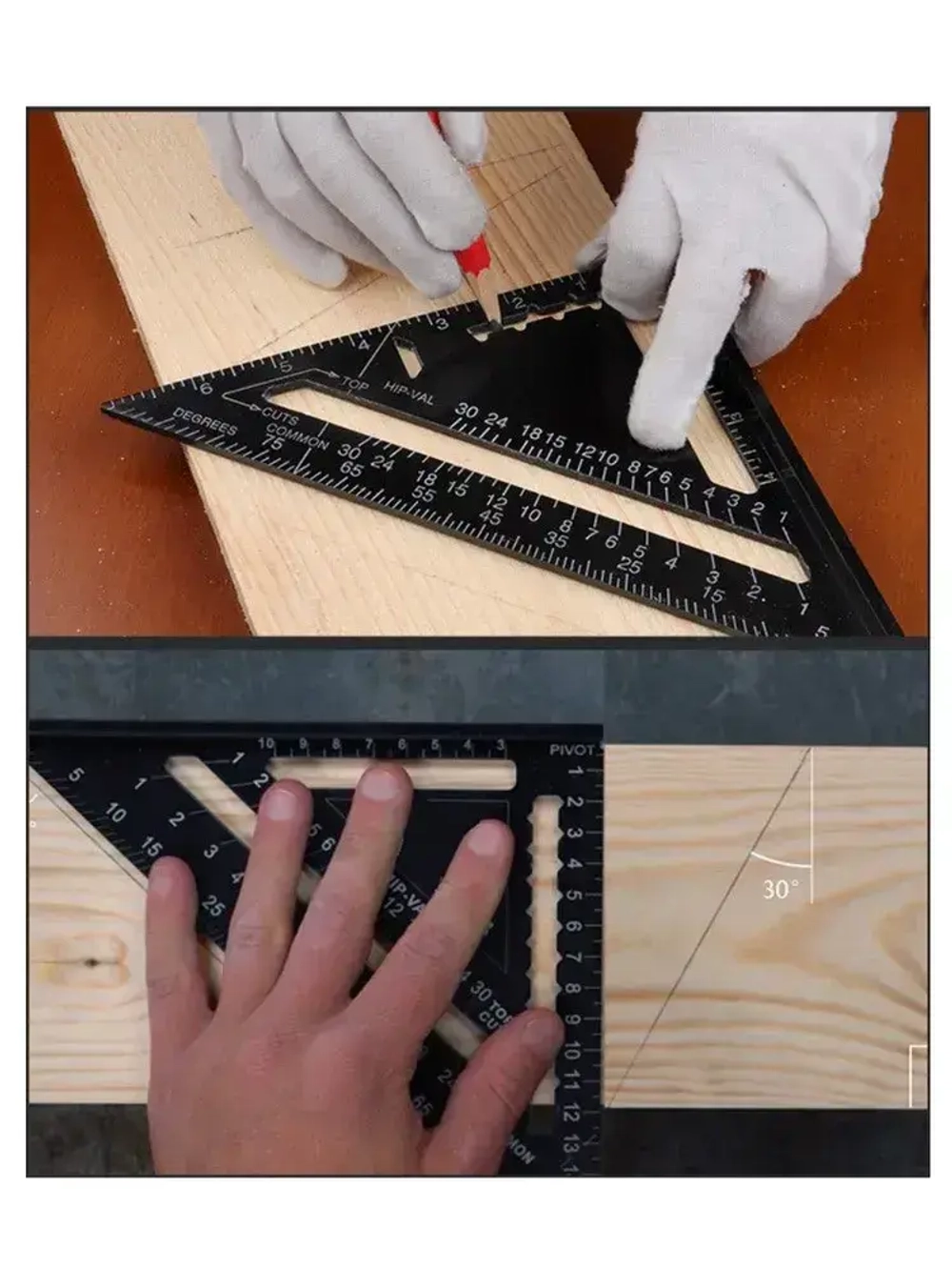 Угольник Свенсона алюминиевый 305мм