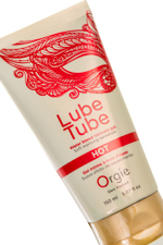 Интимный гель на водной основе Lube Tube Hot с разогревающим эффектом - 150 мл.