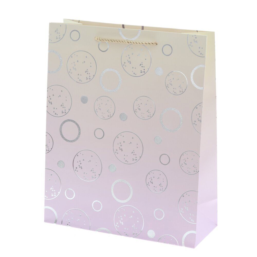 GAEM Пакет подарочный M (бумага 210г/м2, блок микс 12шт), L26 W10 H32 см, 4в.