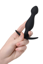 Анальная пробка A-Toys черная 11,5 см