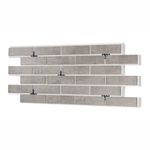 Клинкерная термопанель ППС Керамин Теннесси 1 Светло-серый 1020х455 мм