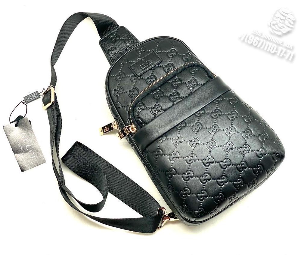 Нагрудная сумка-слинг Gucci