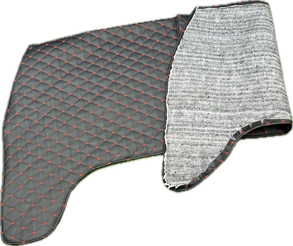 Дверные карты-обивка дверей УАЗ 452/Буханка (красная нить Бабочка)