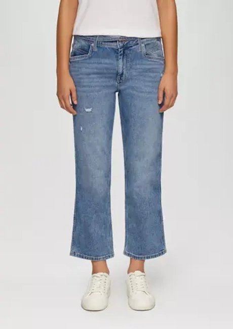 Cropped Jeans Karolin / Regular Fit / Mid Rise / Straight Leg