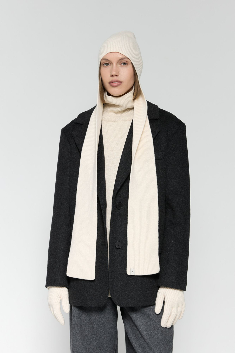 Шапка-шарф из мериноса