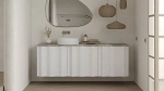 Раковина накладная Salini Gloria 01 1102201M 44 из искусственного камня S-Stone, белая матовая