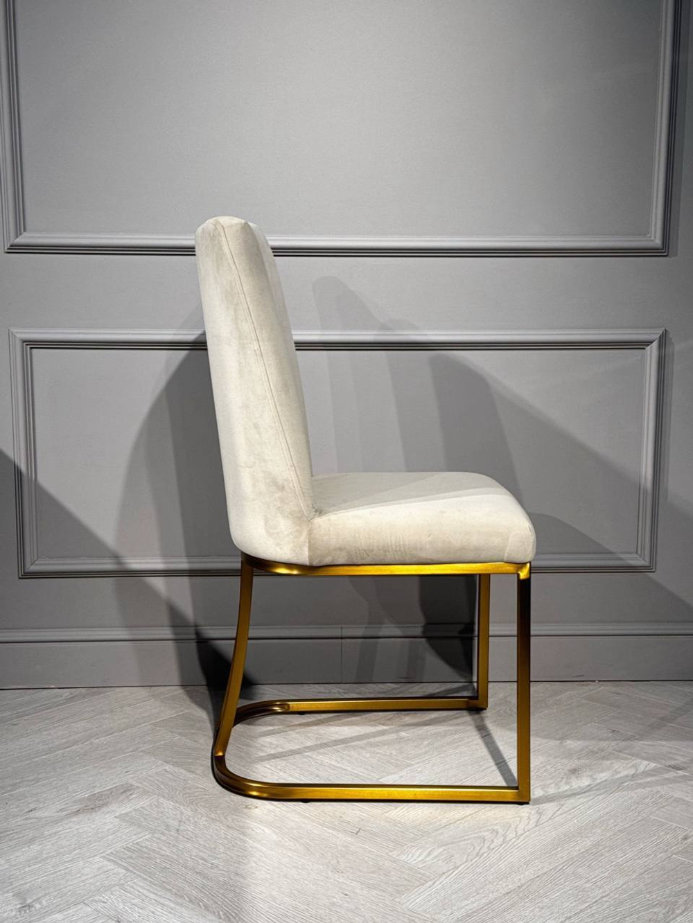 Стул обеденный Ist Casa Пресли, 42х44х92, бежевый, матовое золото