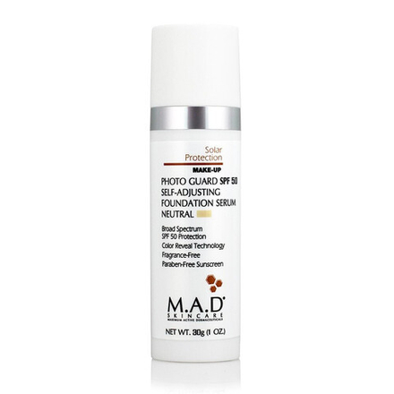 M.A.D. PHOTO GUARD SPF 50 SELF-ADJUSTING FOUNDATION SERUM:NEUTRAL