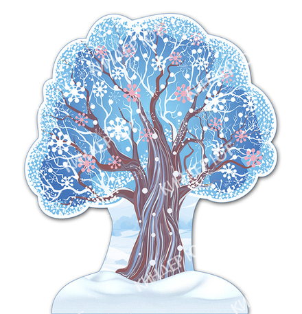 Декорация "Дерево (Зима)" арт. Ф401-10