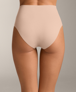 OYSHO Набор из трех пар классических трусов средней посадки из полиамидной смеси, бежевый