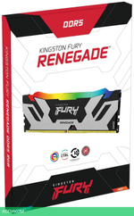 Оперативная память Kingston Fury Renegade Silver/Black 32GB DDR5 RGB XMP (KF564C32RSA-32)
