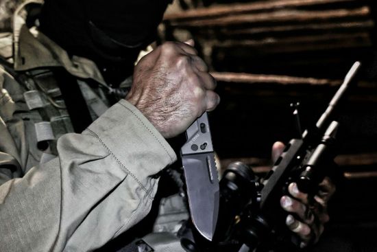 Нож Extrema Ratio RAO C (РАО Компакт) - сталь N690, рукоять серый алюминий