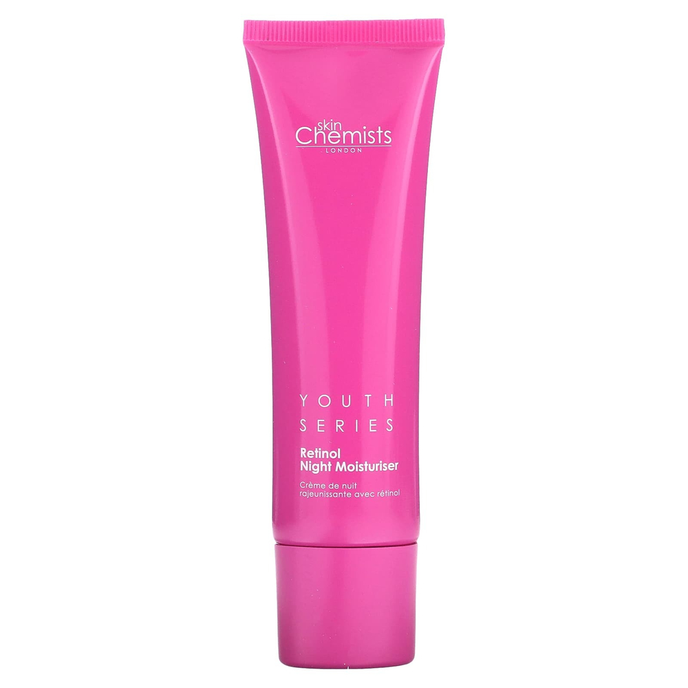 skinChemists, Youth Series, ночное увлажняющее средство с ретинолом и бакучиолом, 50 мл (1,69 жидк. унции)