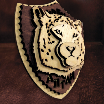 Магнит Ирбис 3D