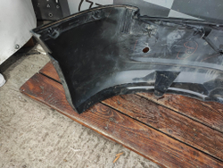 Юбка переднего бампера Toyota Land Cruiser 200 15-21 Б/У Оригинал PZ32160216C1