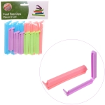 Зажим для пакета «Ассорти» 12шт (6шт*9,5см, 6шт*7см)