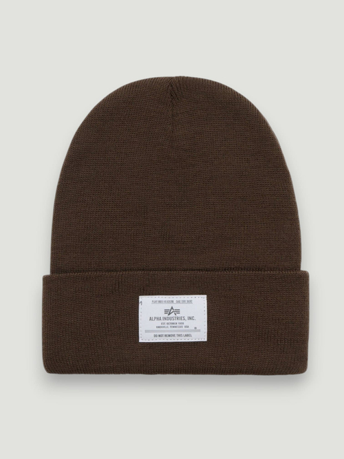 Шапка - Alpha Essential Beanie (espresso - кофейный)