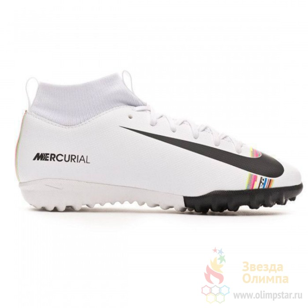 AJ3112-109 Сороконожки Nike JR SUPERFLY 6 ACADEMY GS TF