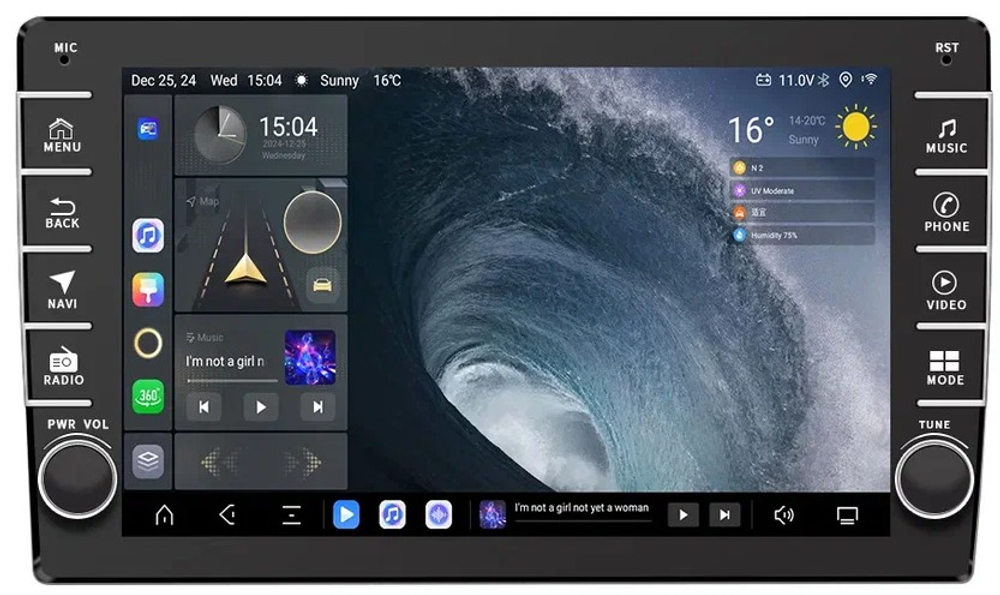 Магнитола для Jeep Cherokee 2014+ - Airoc AB-2202 (кнопки и крутилки), Android 13, TS20, 6/128Гб, SIM-слот, CarPlay